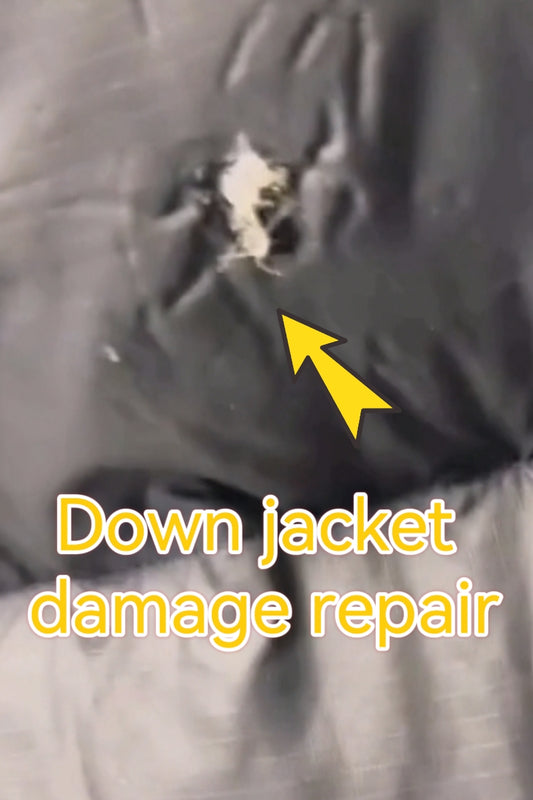 Down jacket damage repair